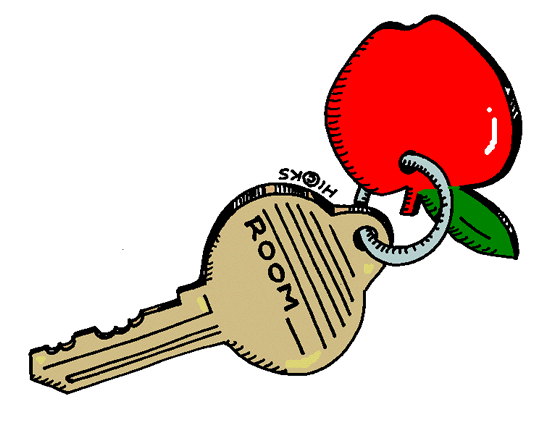 classroom key (in color) - Clip Art Gallery
