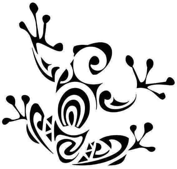 Tribal Frog Tattoo - Mociarane. - ClipArt Best - ClipArt Best