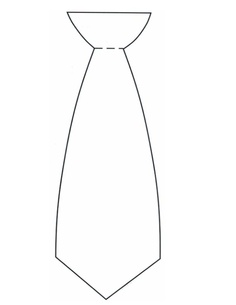 Necktie Template Printable - ClipArt Best