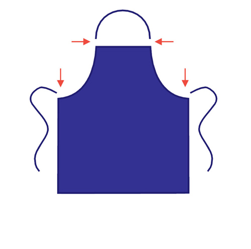 Tear-Away Bib Apron