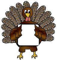 Charlotte's Clips and Kindergarten Kids: Free Turkey Clipart