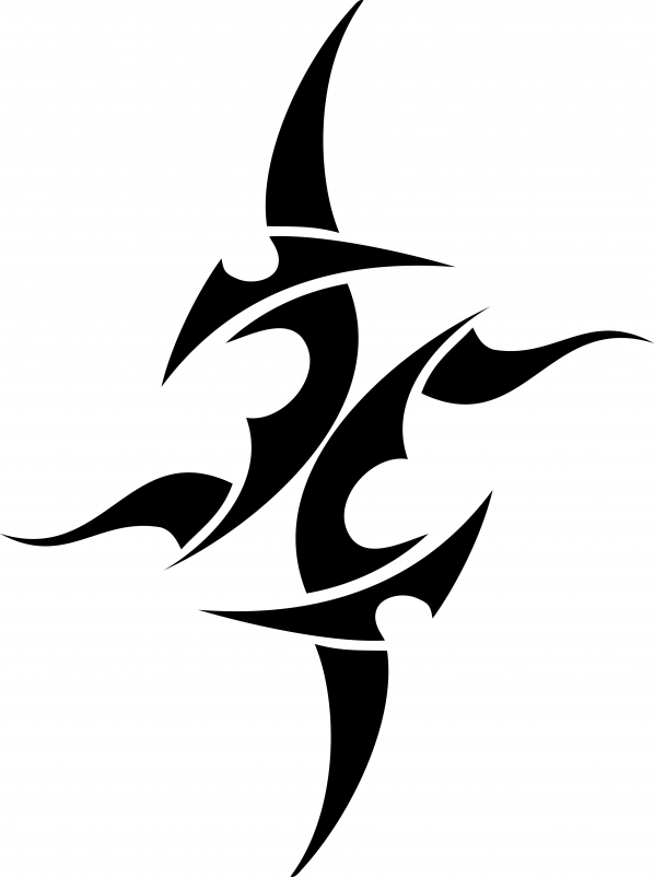 Abstract tribal star / Star tattoos / Free Tattoo Designs, Gallery ...