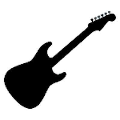 Adhesive Stencil Guitar
