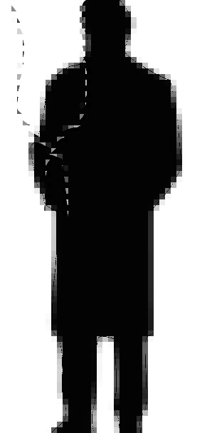 Silhouette, Outline, Gentleman, Black, Dark, Man, Detective, Coat ...