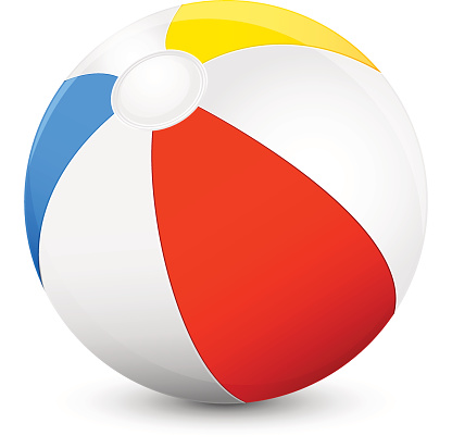 Beach Ball Clip Art, Vector Images & Illustrations