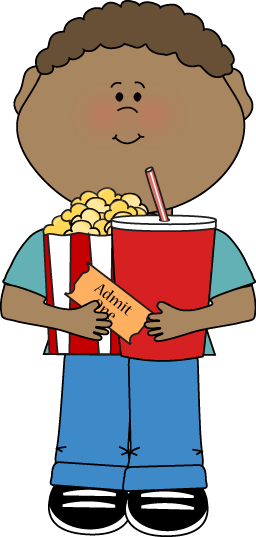 Movie Clip Art - Movie Images - Kids Movie Night Clip Art