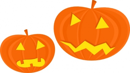 Scary pumpkin clip art free