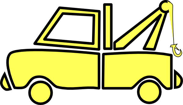 Tow truck christmas clipart