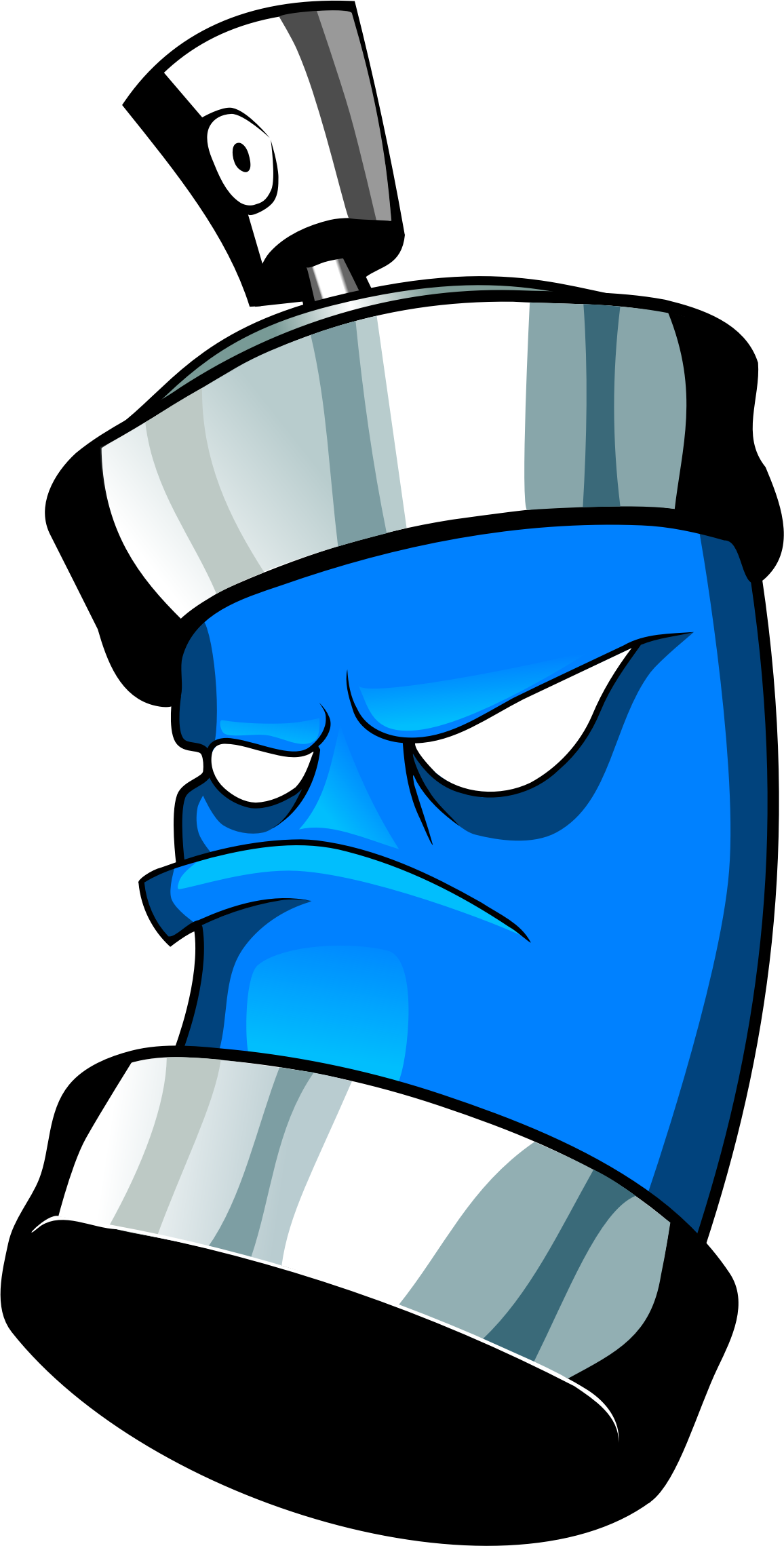 Clipart - SprayCan Graffiti