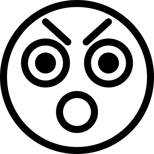 interface, faces, Emoticon, Angry, Face, Gestures, Anger icon