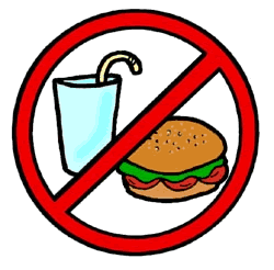 Clipart no food