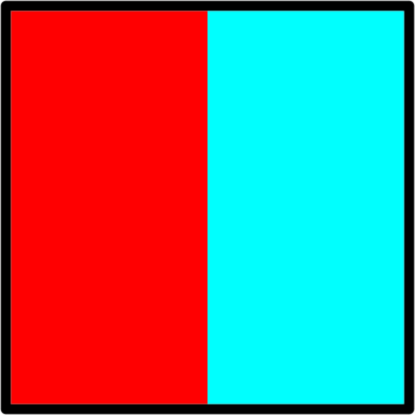 signal flag kilo - vector Clip Art
