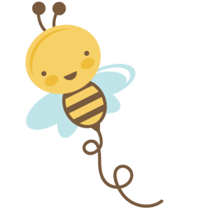 Cute bee clipart png