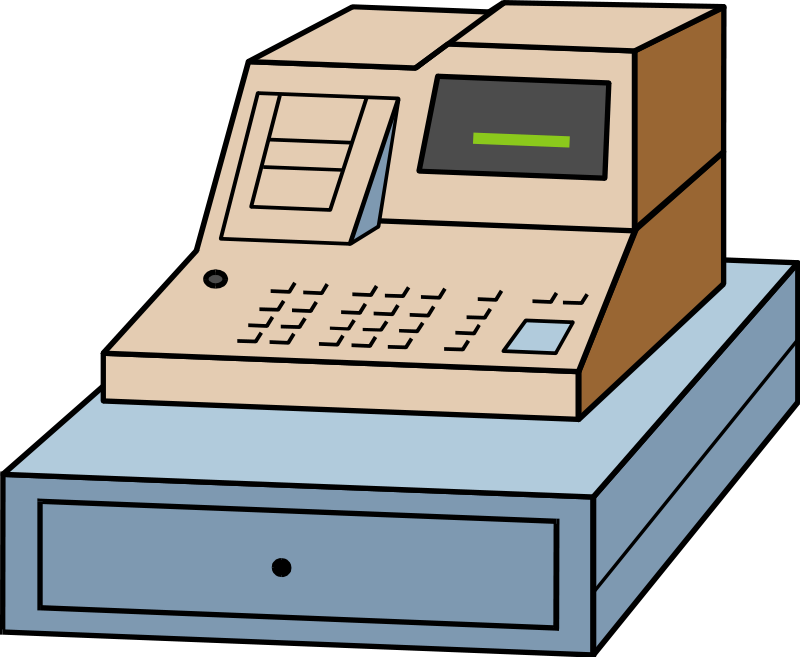 Clipart Till And Money - ClipArt Best