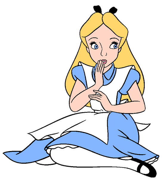 Alice in wonderland clip art free clipart - Clipartix