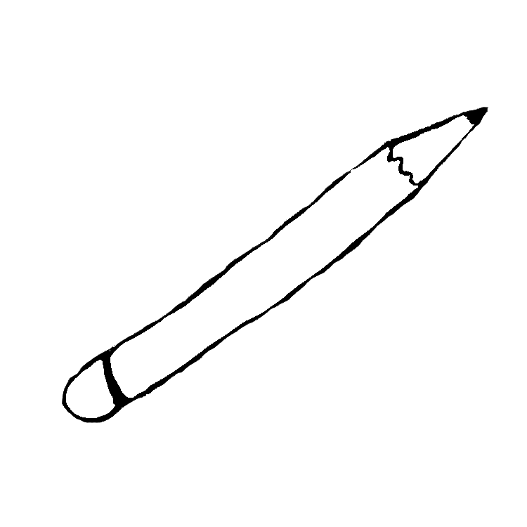 Pencil Black And White Clipart