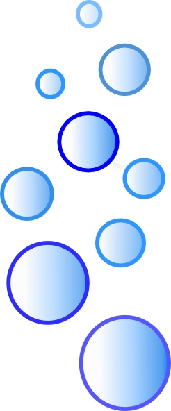 Lots Of Blue Bubbles Ok 1 Clip Art - vector clip art ...
