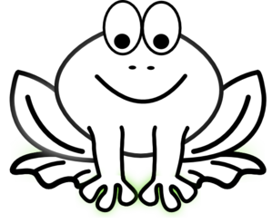 Tree Frog Outline - Free Clipart Images