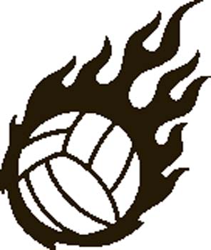 Free Volleyball Clipart Black And White - Free ...