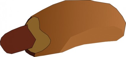 Hot Dog Sandwitch clip art Vector clip art - Free vector for free ...