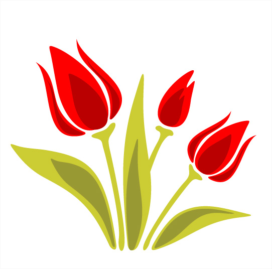 Tulip vector Free Vector / 4Vector
