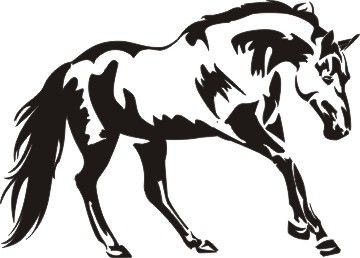 Google, Silhouette and Horse silhouette