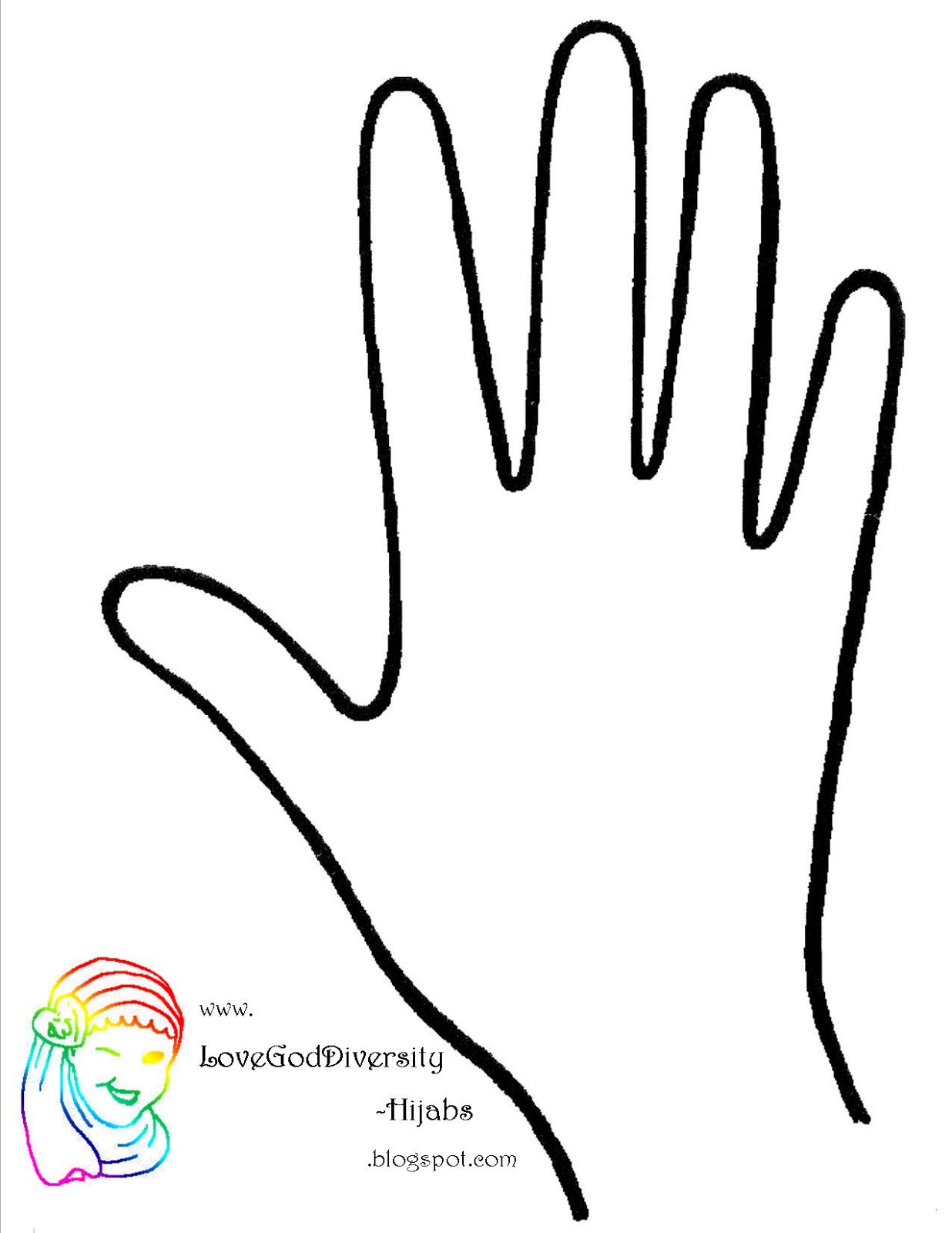 Hand Template | thevolunteerinside.org
