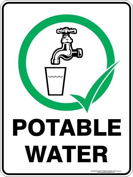 POTABLE WATER – Australian Safety Signs