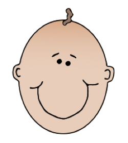 Baby Face Clipart