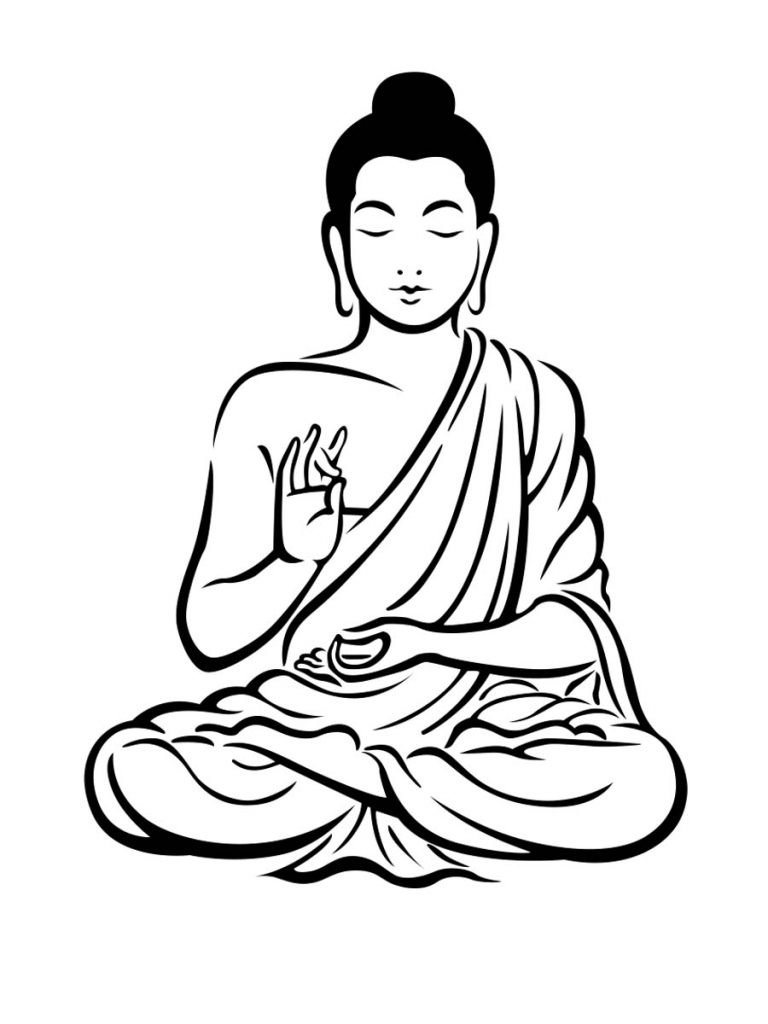 How To Draw Buddha ClipArt Best