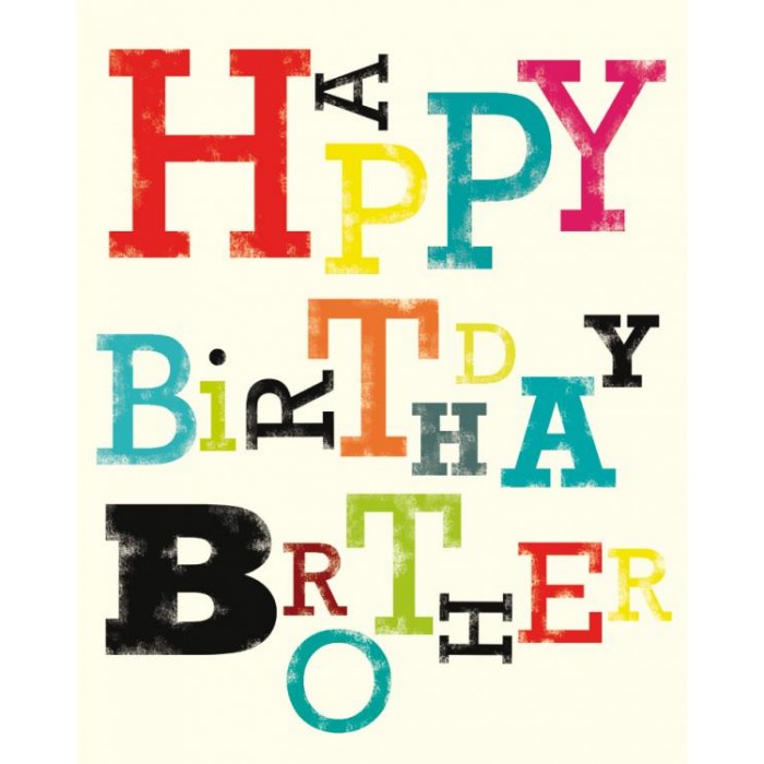 Happy birthday brother clipart