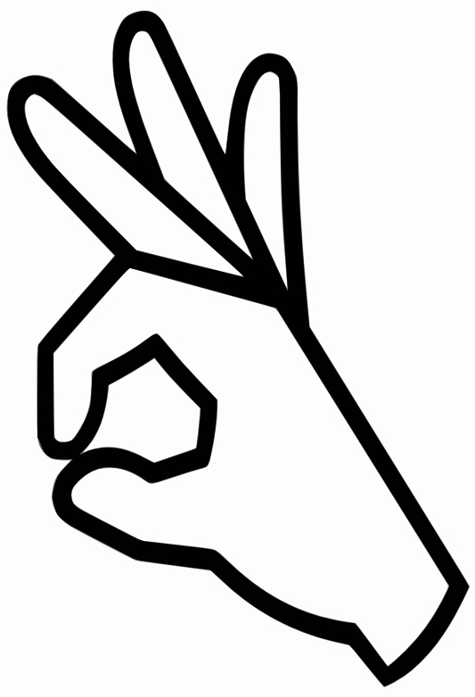 Clipart ok sign