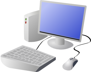Dtrave Cartoon Computer And Desktop clip art Free Vector