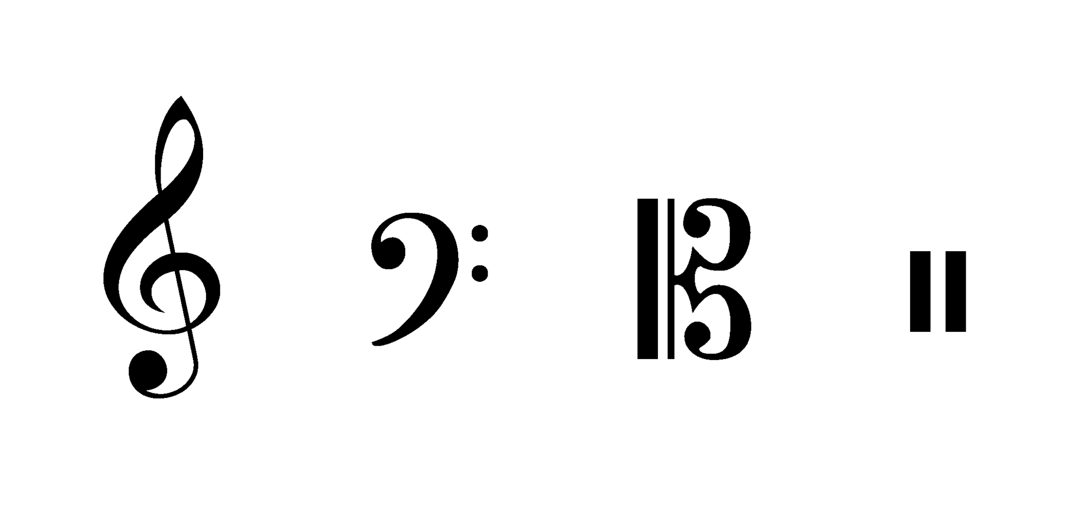 Clef Symbols Clipart - Free to use Clip Art Resource