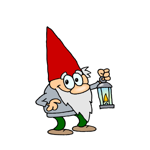 Cartoon gnome clipart