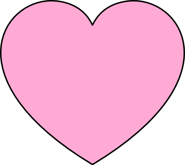 Pink heart clipart png
