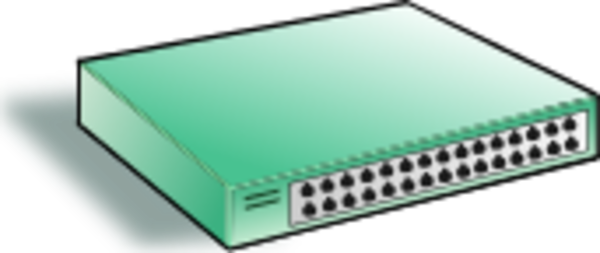 network switch - vector Clip Art