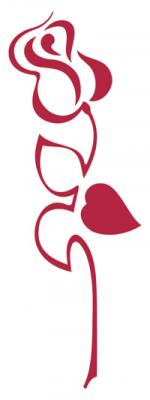 Graphic rose picture