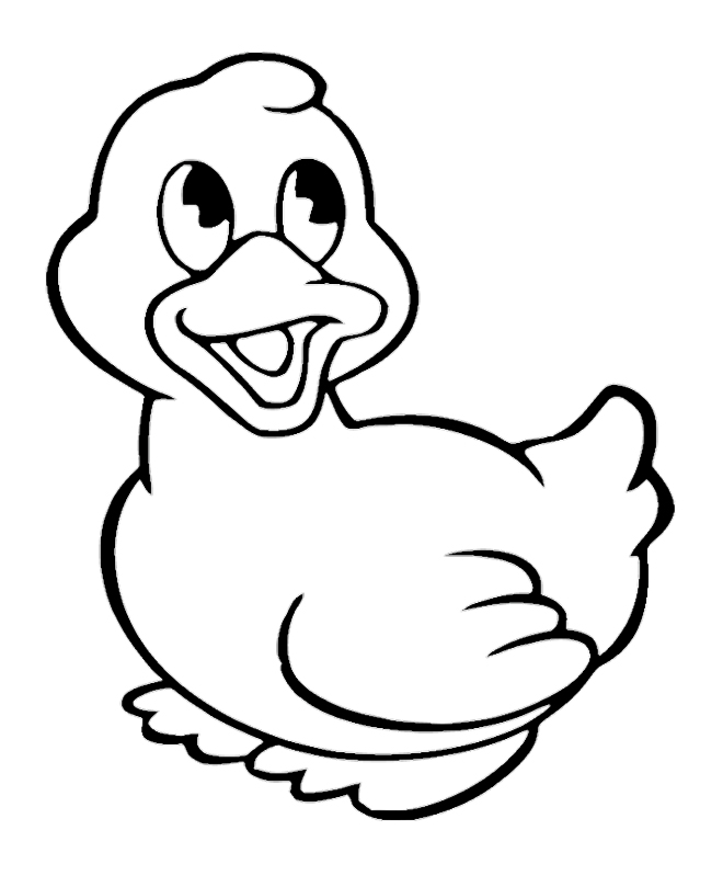 Black And White Funny Cartoon Pictures Of Ducks | Free Download ...