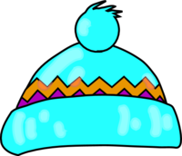winter hat - vector Clip Art