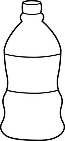 Empty soda bottle clipart