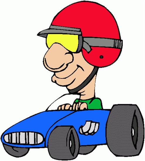 Cartoon Race Car