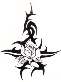 free 240X320 Tribal Rose 240x320 wallpaper screensaver preview id ...