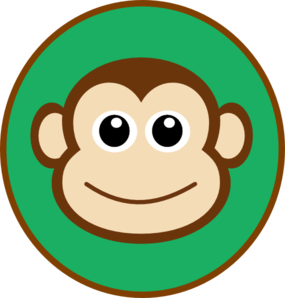Monkey Topper clip art - vector clip art online, royalty free ...