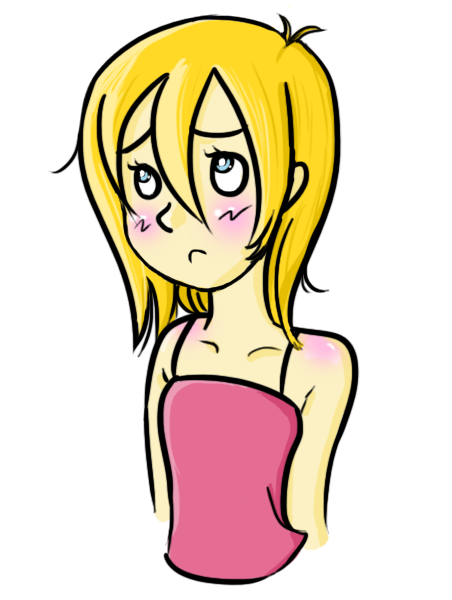Cartoon Girl Sad