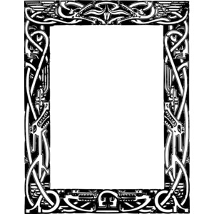 celtic dragon frame - public domain clip art image @ wpclipa ...