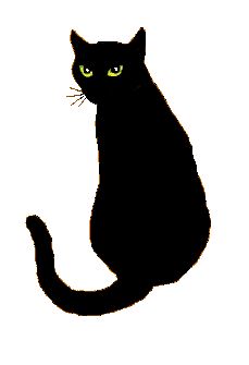 Spooky Cat Clipart