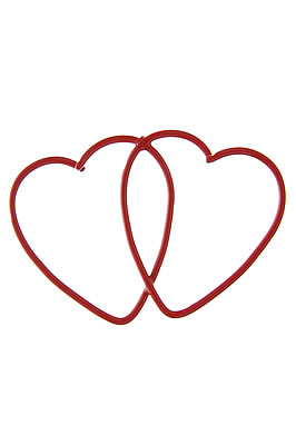 Vintage Red Entwined Heart Charms from Cards and Craft UK - Card ...
