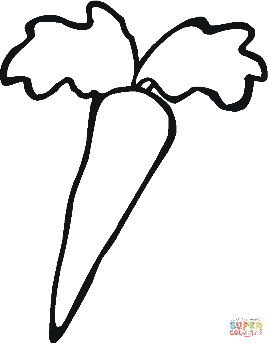 Carrots coloring pages | Free Coloring Pages