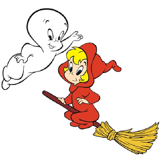 Casper The Ghost - Halloween Cartoon Clip Art